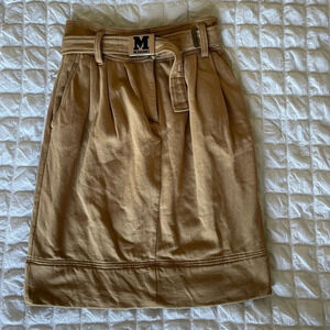 Missoni belted knit skirt